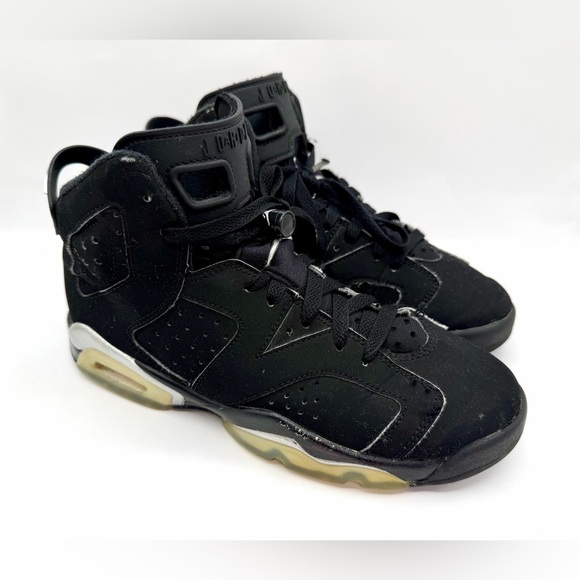 Nike Air Jordan 4.5 Retro GS Metallic Black Silver DX2835-001 Size 4.5Y Kids - Picture 11 of 11